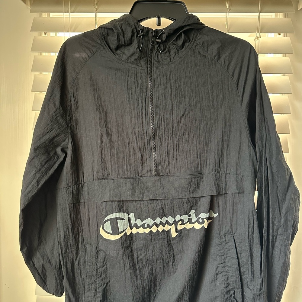 Black Zip Up Champion Hoody